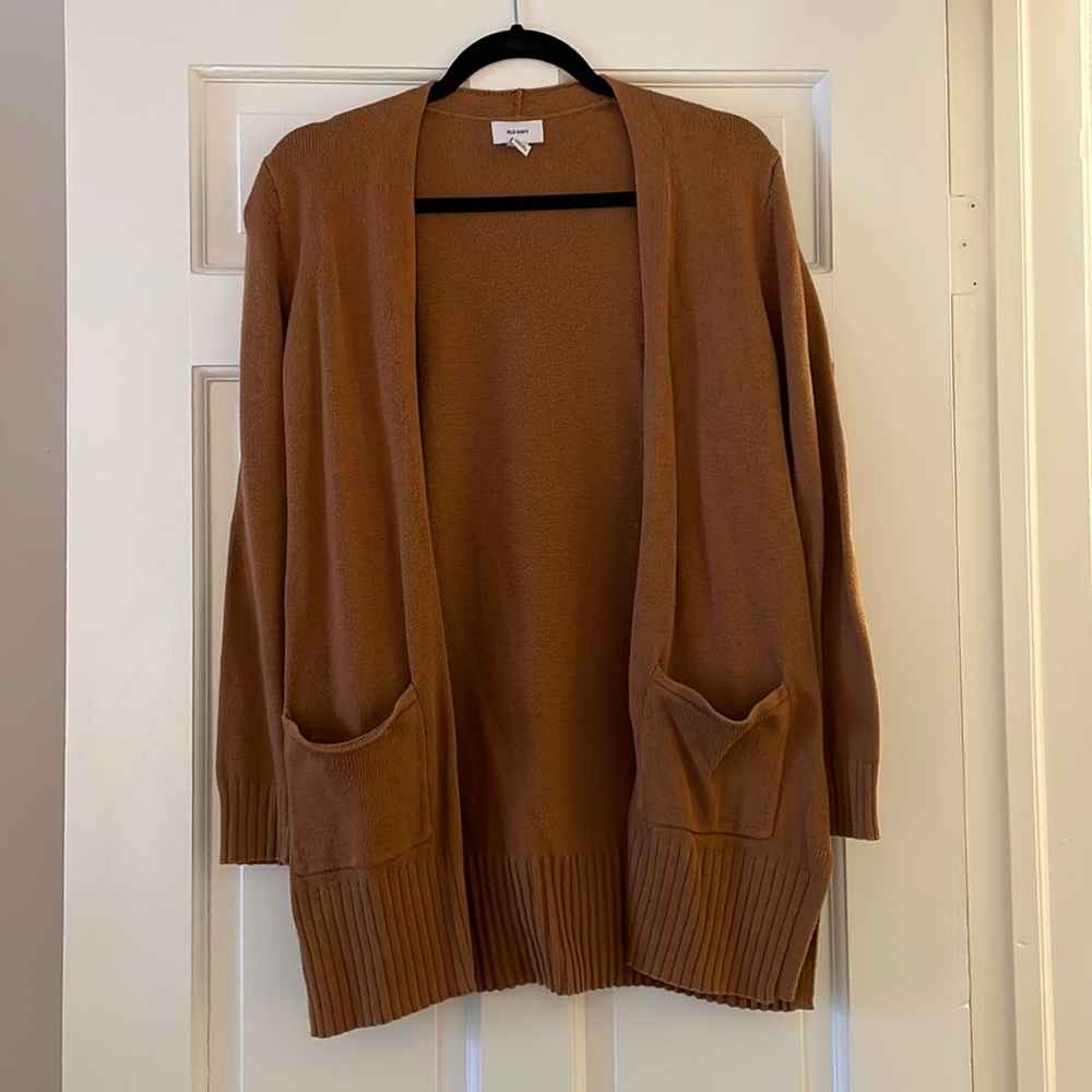 Rust Sweater Cardigan